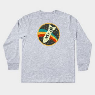 Retro F Bomb Kids Long Sleeve T-Shirt